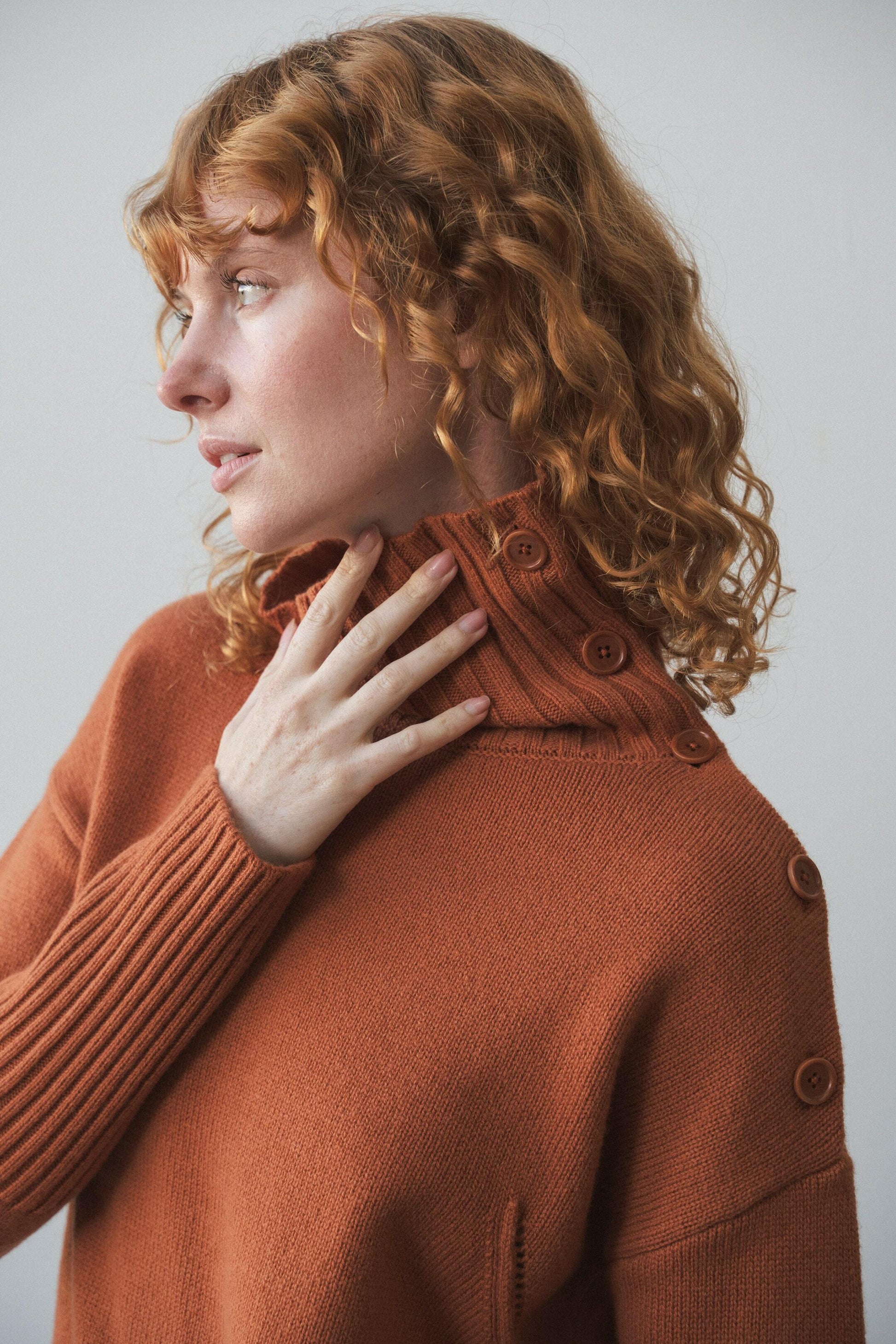 LILLY PILLY Kaida cashmere knit in Cajun